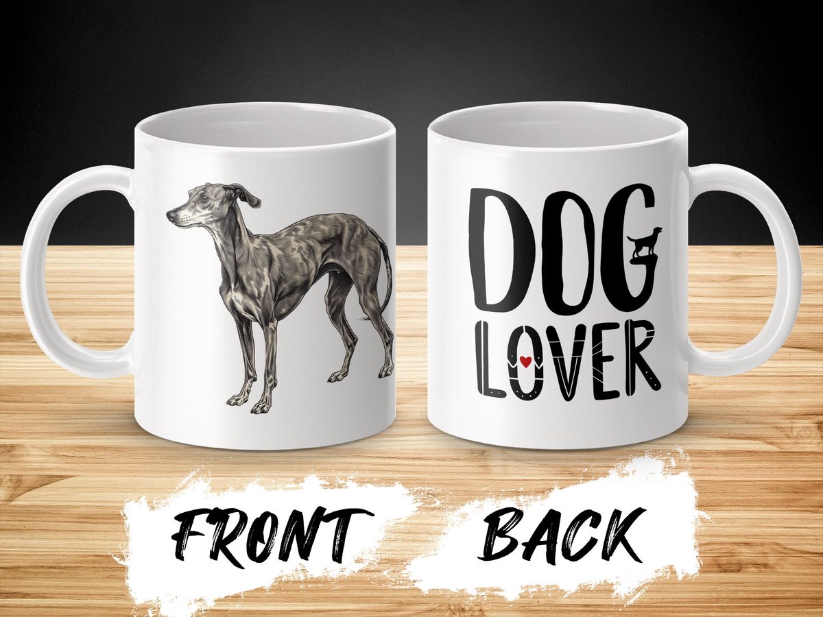 Mok Whippet Dog / hond - dog lover