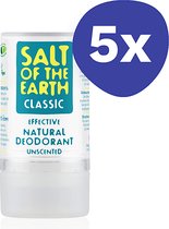 Salt of the Earth Classic Natural Deodorant (5x 90gr)