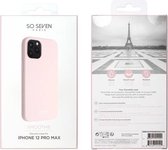 SoSeven, SMOOTHIE Geschikt voor Apple iPhone 12 Pro Max-hoesje, Roze