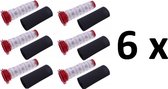 6 sets FILTERS voor BOSCH ATHLET accustofzuigers (6 x hoofdfilter + 6 x sponsfilter) Vervanging voor originele filters gemarkeerd: Bosch 00754176