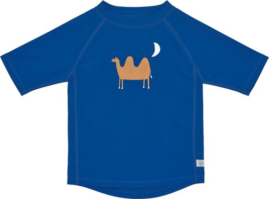 Lässig Splash & Fun Maillot de bain Rashguard manches courtes Bleu camel, 25-36 mois Taille 98