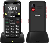 Artfone Uniwa V1000 - Téléphone senior - Téléphone 4G - Fonction SOS - Gros boutons - Téléphone portable - Néerlandais