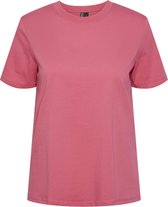 Pieces T-shirt Pcria Ss Solid Tee Noos Bc 17140802 Hot Pink Dames Maat - M