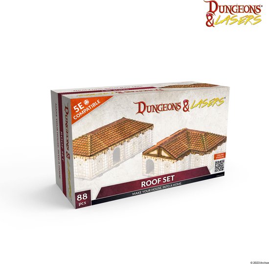 Dungeons and Lasers - ROOF SET - RPG Terrein - Roleplaying Games ...