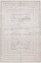 Lalee Palais | Modern Vloerkleed Laagpolig | Silver | Tapijt | Karpet | Nieuwe Collectie 2024 | Hoogwaardige Kwaliteit | 80x150 cm