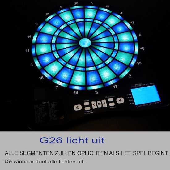 Dartbord Verlichting - Dartbord verlichting Led Surround - Dartbord Licht van Dart — afbeelding 4