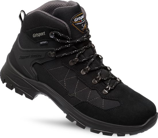Unisex Suede Schoenen Dempende Zool Breedte G Vetersluiting Brütting Circle | Uniseks Dempende Wandschoen | Suède & Nylon Nordic Walking Schoenen