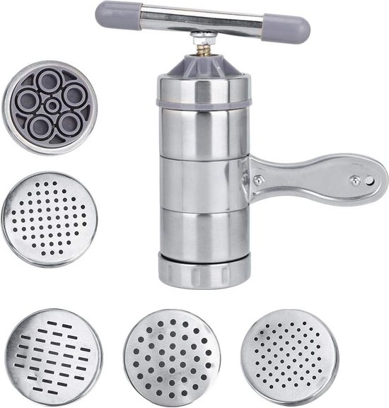 Handmatige RVS Pastamaker met 5 Vormen - Keukenaccessoires voor Verse Pasta — afbeelding 3