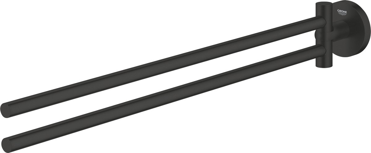 GROHE QuickFix Start handdoekhouder - 439 mm - Draaibaar - Matte Black