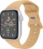 iMoshion Siliconen⁺ bandje voor de Apple Watch Series 1 / 2 / 3 / 4 / 5 / 6 / 7 / 8 / 9 / SE - 38 / 40 / 41 mm - Walnut - Maat S/M