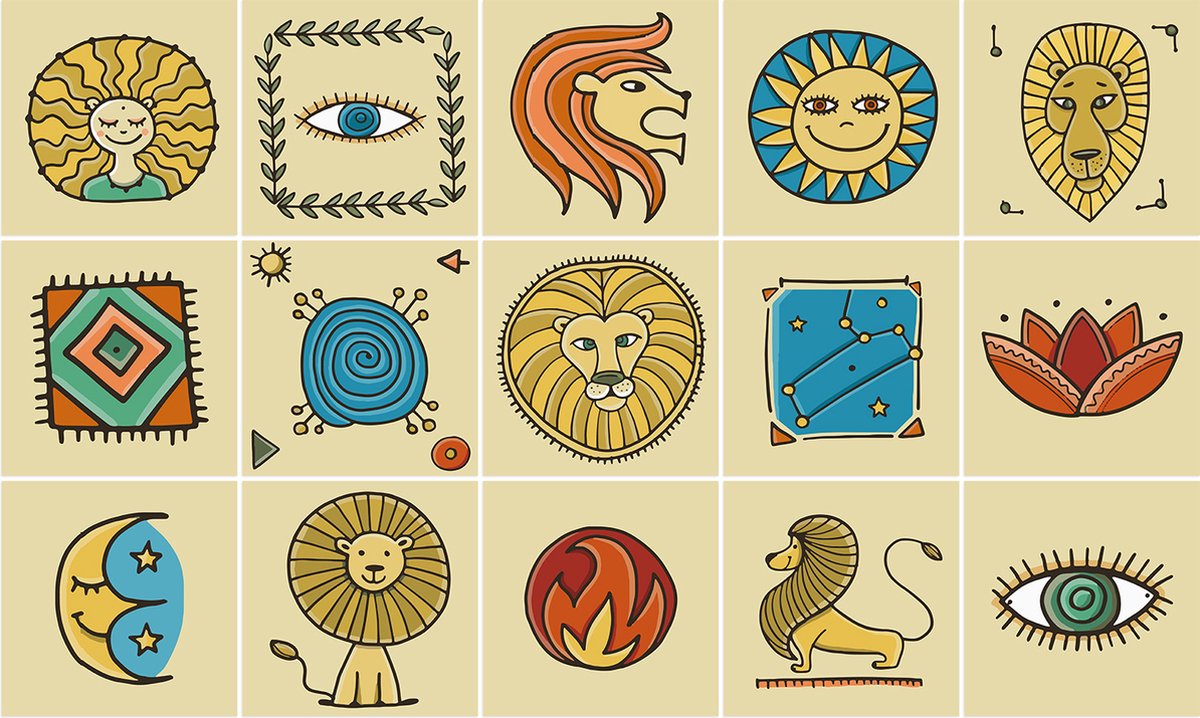 Ulticool Plaktegels - Zelfklevende Tegels - 15x15 cm - Ulticool - Decoratie Sticker Tegels - Egypte Oudheid Mythologie - Meubelfolie - 15 stuks - Folie Keukenkast Tegelstickers Meubel Stickers Decoratiefolie - Badkamer - Keuken Geel