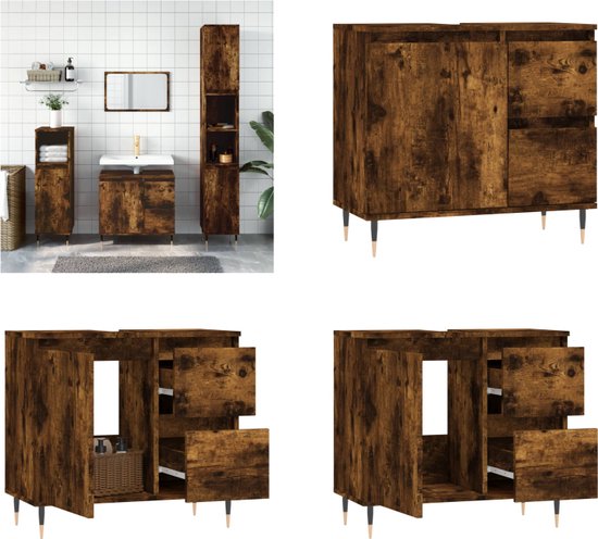 Saphir Spiegelkast Quickset 376 Badkamermeubel, 3 spiegeldeuren, 6
