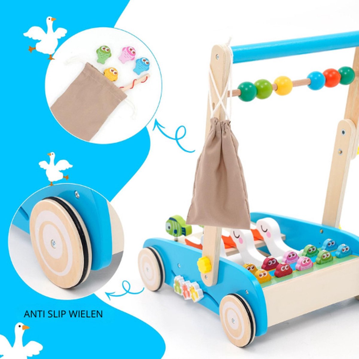 Tiny Love Houten Loopwagen online kopen - Baby Plus - Babywinkel