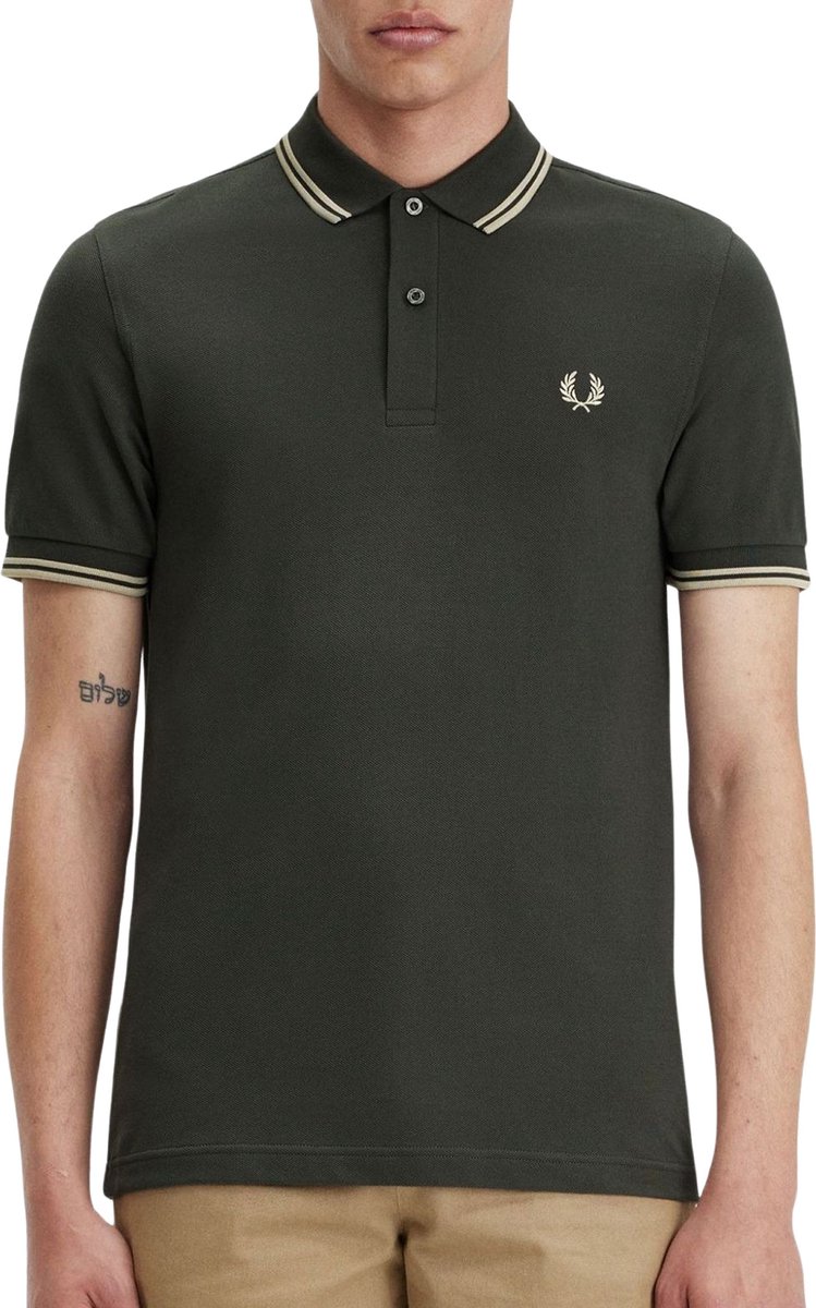 Fred Perry Polo M3600 Donkergroen U98 – Heren