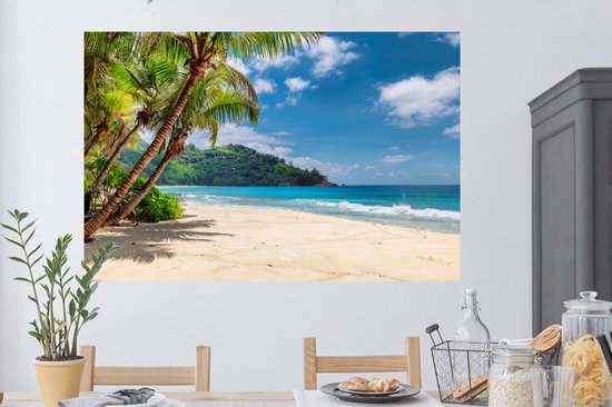 Stickers Stickers muraux - Plage - Mer - Île - Vacances - 120x80 cm - Feuille adhésive