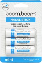 BoomBoom - Mint Natural Energy Inhalers - 3x pack
