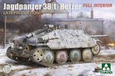 1:35 Takom 2172 Jagdpanzer 38(t) Hetzer Late Production w/Full Interior Plastic Modelbouwpakket