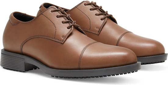 Chaussures pour les équipages Sénateur | Marron | Taille 43 | Chaussures formelles résistantes à l'eau avec une adhérence accrue