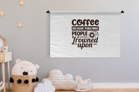 Tapisserie - Tapisserie - Café - Proverbes - Coeur - 150x100 cm - Tapisserie