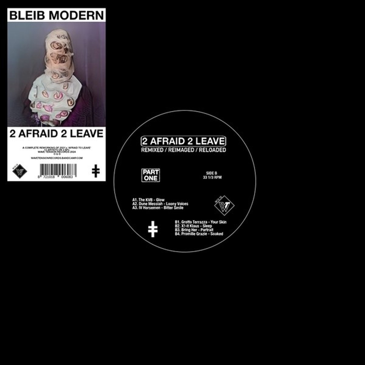 Bleib Modern - 2 Afraid 2 Leave Part One (12" Single) (Part One) (Limited Edition)