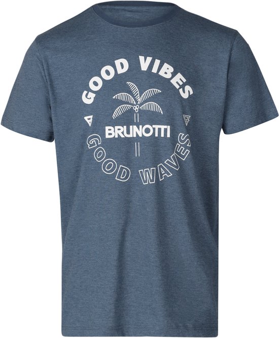 Brunotti Funvibes Heren T-shirt - Jeans Blue - XXXL
