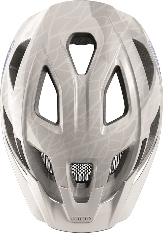 Fietshelm ABUS ADURO 3.0 white art M - 52-58 cm - wit - Geschikt voor gebruik op elektrische fietsen - stadsfietsen - 300 g — afbeelding 2