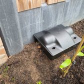 Rattenvoerdoos met rattenklem (Set van 2) - Rattenval - Rattenkist voor binnen en buiten