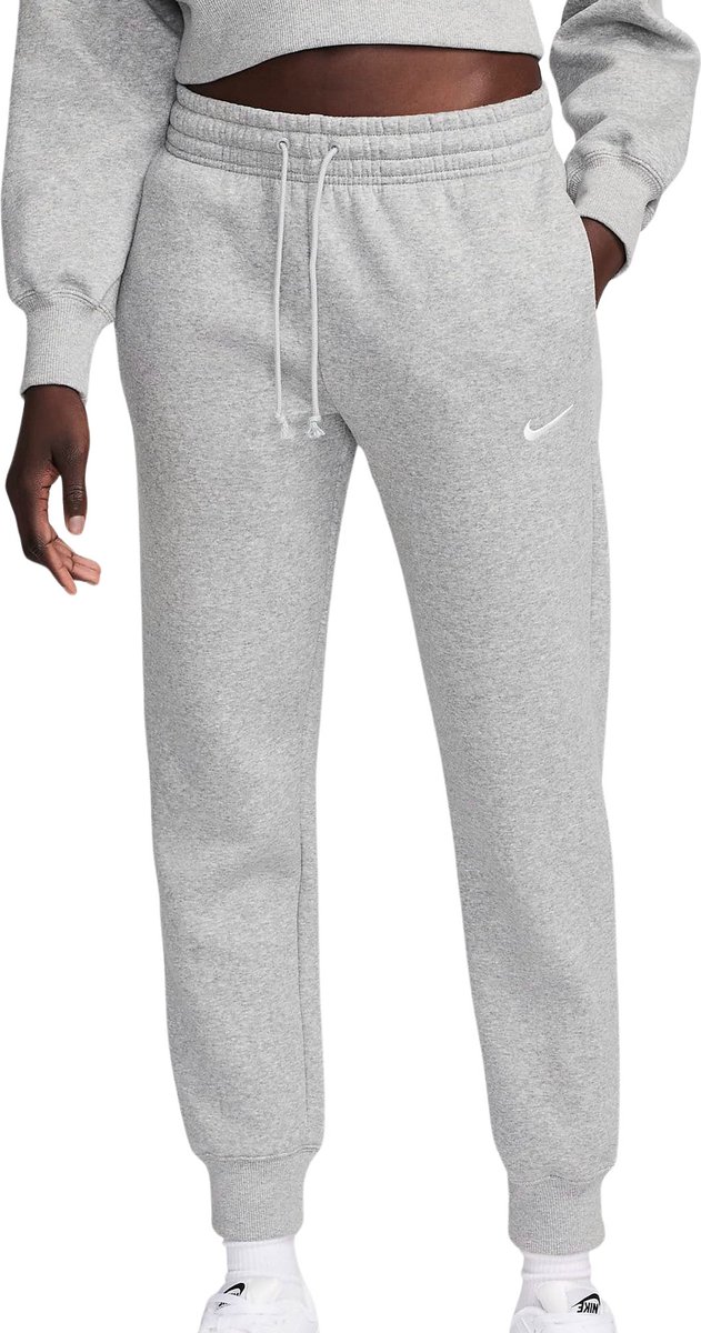 Nike Sportswear Phoenix Broek Vrouwen Grijs