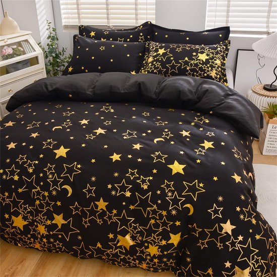 Beddengoed 135 x 200 zwarte zebra, zachte knuffelige 90 gsm microvezel patroon dekbedovertrek set - dekbedovertrekken met 2 kussenslopen 80 x 80 cm met ritssluiting