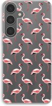 Case Company® - Hoesje geschikt voor Samsung Galaxy S24 Plus hoesje - Flamingo - Soft Cover Telefoonhoesje - Bescherming aan alle Kanten en Schermrand