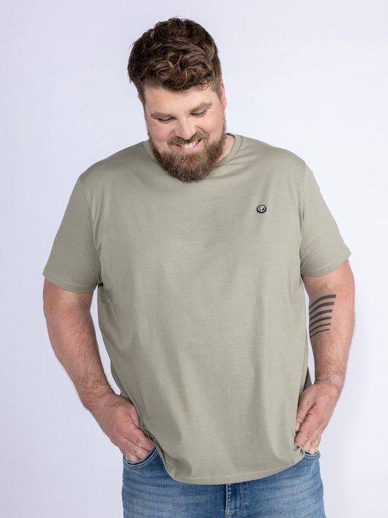 Petrol Industries - T-shirt en rouleau avec logo Plus taille pour homme - Vert - Taille 6XL
