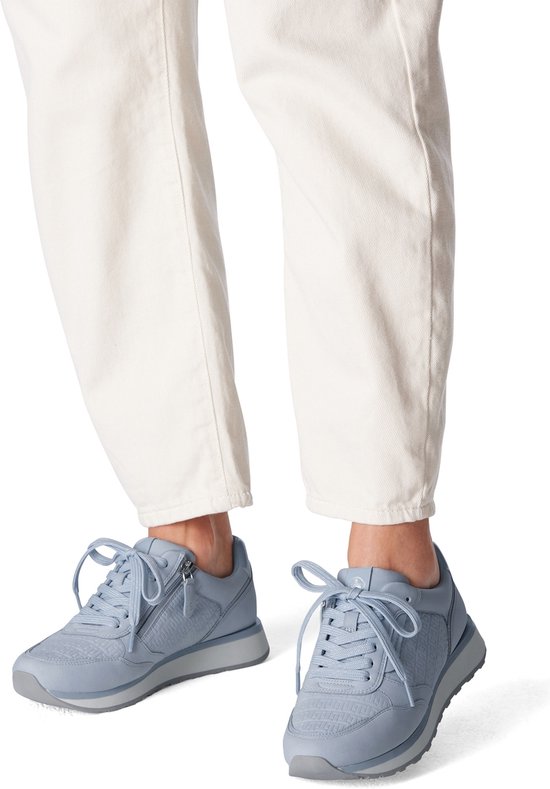 Tamaris Baskets pour femmes Low Baskets pour femmes basses - bleu clair - Taille 37
