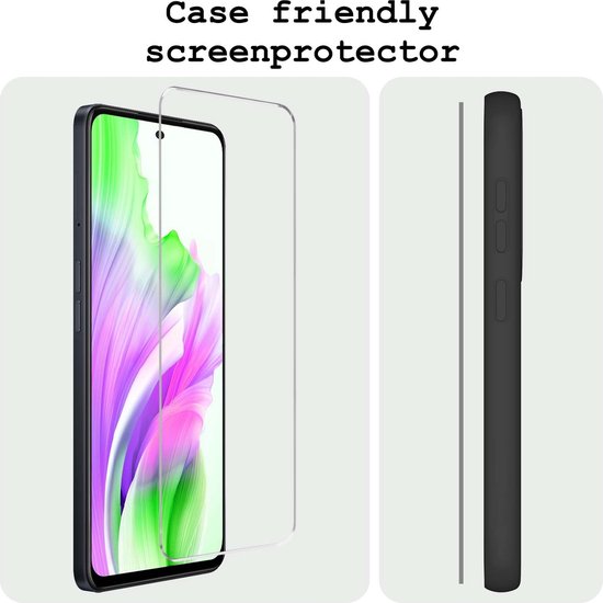 Protecteur d'écran adapté pour OPPO A58 Film de protection d'écran en Tempered Glass - Film de protection d'écran adapté pour OPPO A58 Glas de protection d'écran en verre - 2 pièces