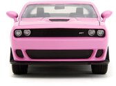 Dodge Challenger SRT Hellcat modèle de voiture 1:24 Pink Culottes