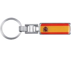 CHPN - Sleutelhanger van Spanje - Spaanse vlag - Sleutelhanger - Keychain - Spanje - Cadeau - Vlag - Spain Keychain