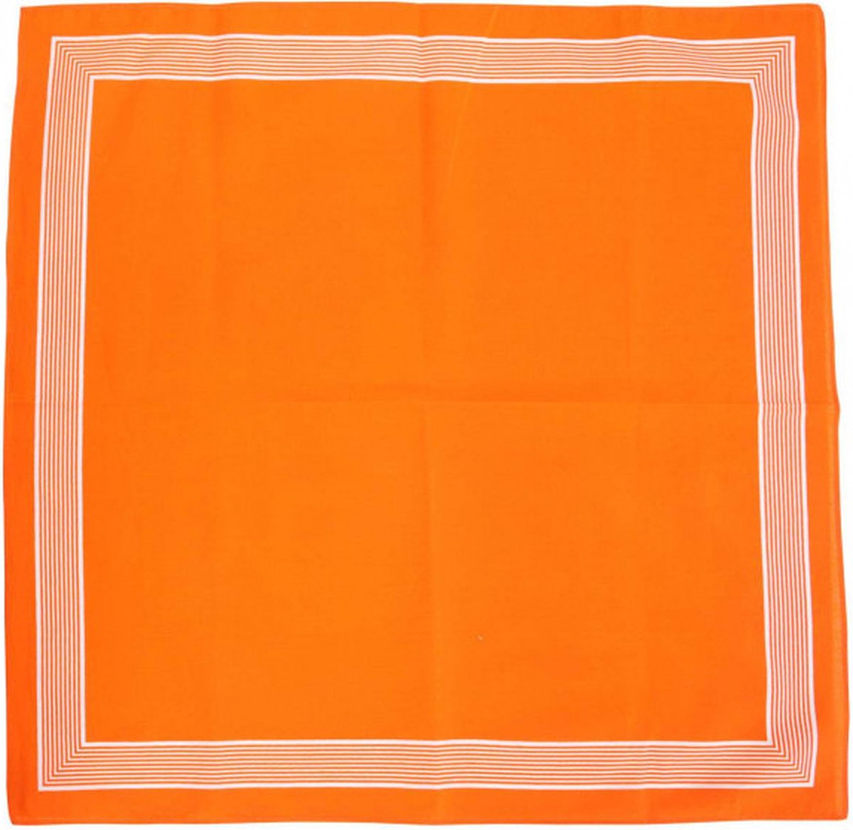 Goedkoopste Boeren zakdoek Oranje uni 58 x 58 cm