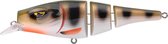 Spro Pikefighter Triple Jointed JR Short Lip Flottant 14,5 cm - 52 g UV (profondeur 0,5-2,0 m) - Couleur : UV Orange Koi