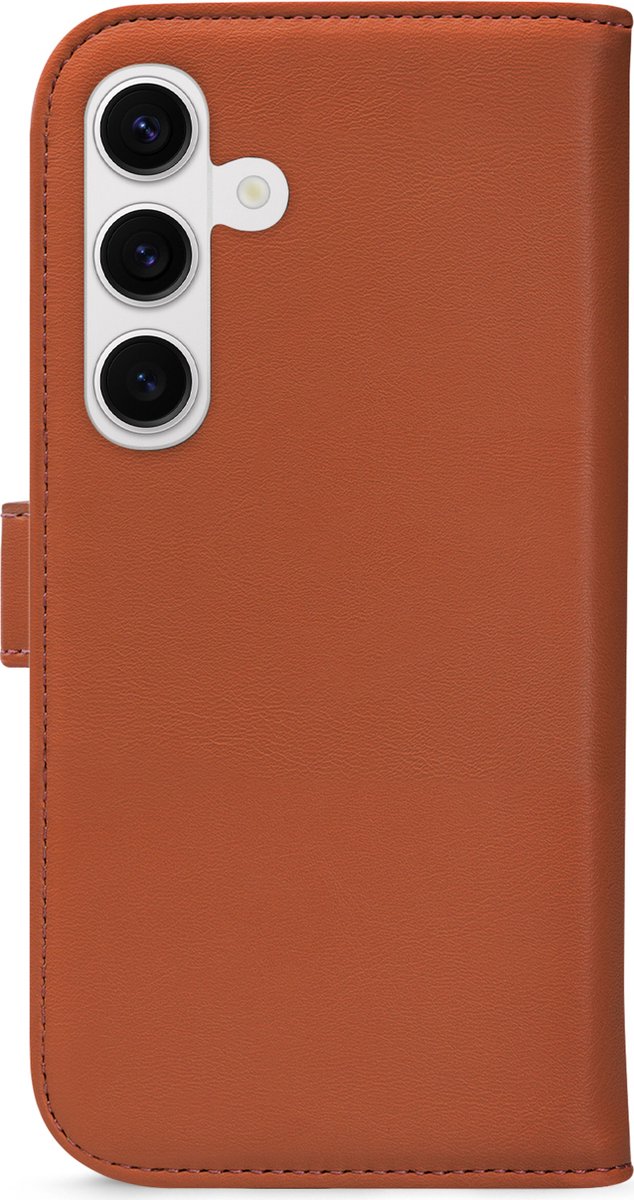 My Style Telefoonhoesje geschikt voor Samsung Galaxy S24 Plus Hoesje | My Style Flex Wallet Bookcase Portemonnee | Pasjeshouder voor 3 Pasjes | Telefoonhoesje voor Pinpas / OV Kaart / Rijbewijs - Rust Red | Rood