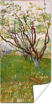 Poster Bloeiende boomgaard - Vincent van Gogh - 60x120 cm