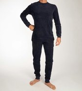 Schiesser Pyjama lange broek/Homewear set - 804 Blue - maat L (L) - Heren Volwassenen - 100% katoen- 180277-804-L
