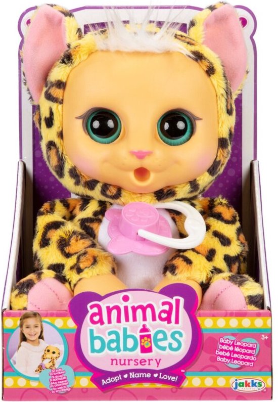 Jakks Animal Babies Luipaard Geluid bol