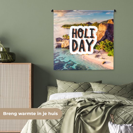 Tapisserie - Tapisserie - Été - Dire - Île - 90x90 cm - Tapisserie