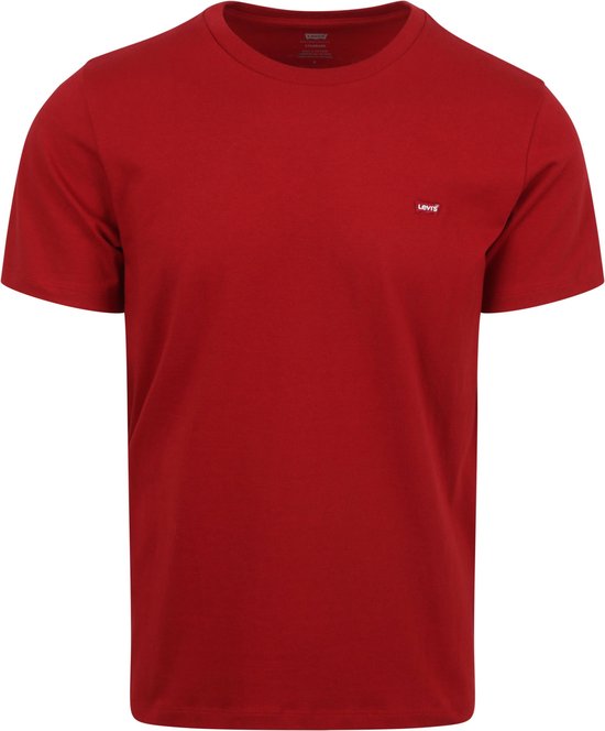 Levi's - T-shirt Original Rood - Heren - Regular-fit