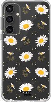 HappyCase Hoesje met leuke Bloemen Print Geschikt voor Samsung Galaxy S23 FE | Flexibel TPU | Stijlvolle Back Cover