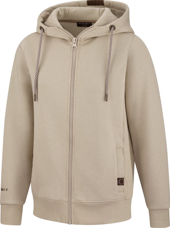 DENIMFY Veste Sweat Femme DFClara coupe régulière Beige M Adultes