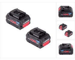 Bosch set 2x ProCORE 18 V 8,0 Ah Professionele Li-Ion accu ( 1600A016GK )