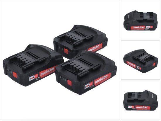 Metabo Accupack 18 V, 5,2 Ah, Li-Power, LUCHTGEKOELD, 625592000