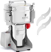 Royal Catering Elektrische kruidenmolen - 1000 g - 20 x 9 cm - 3000 W - digitaal - Royal Catering