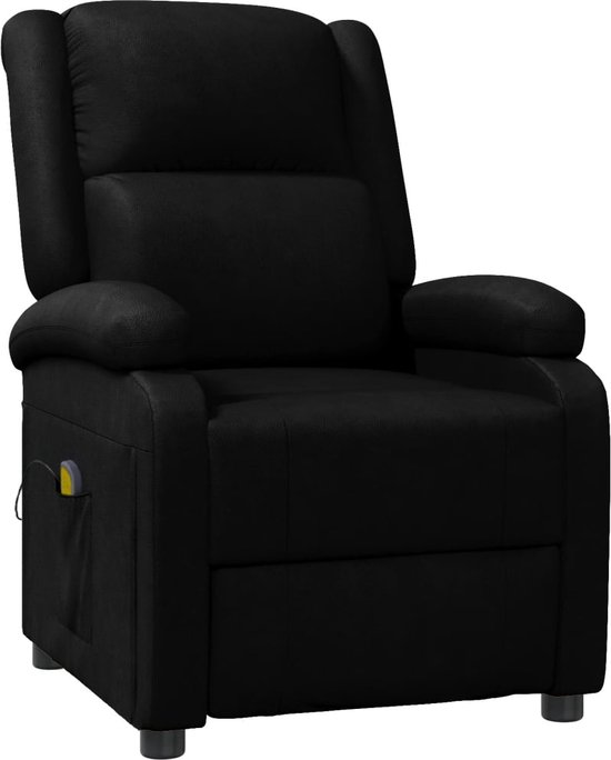 vidaXL Massagestoel Kunstleer Zwart Verstelbaar - vidaXL - €167,99