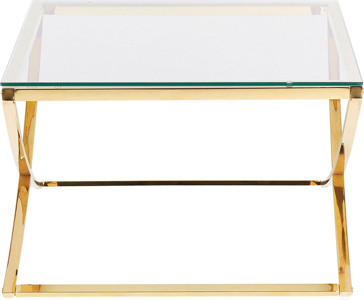 RINGGOLD - Salontafel - Goud - Glas